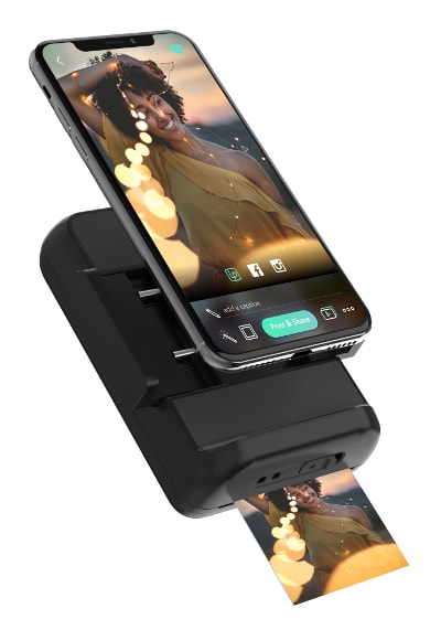 Lifeprint instant camera with iPhone