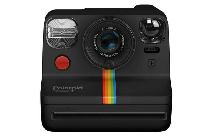 Polaroid Now Plus in black frontview